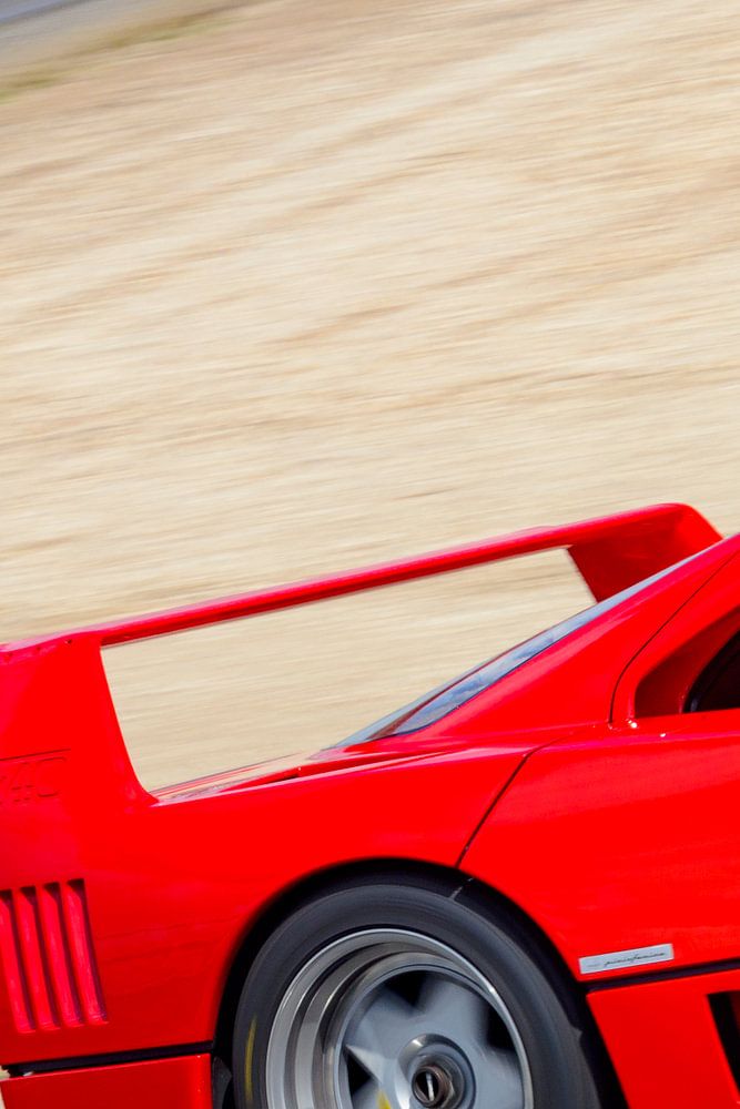 Ferrari F Superauto Op Het Circuit Van Zandvoort Van Sjoerd Van Der