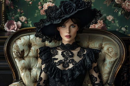 digitaal fictief fantasie portret vrouw