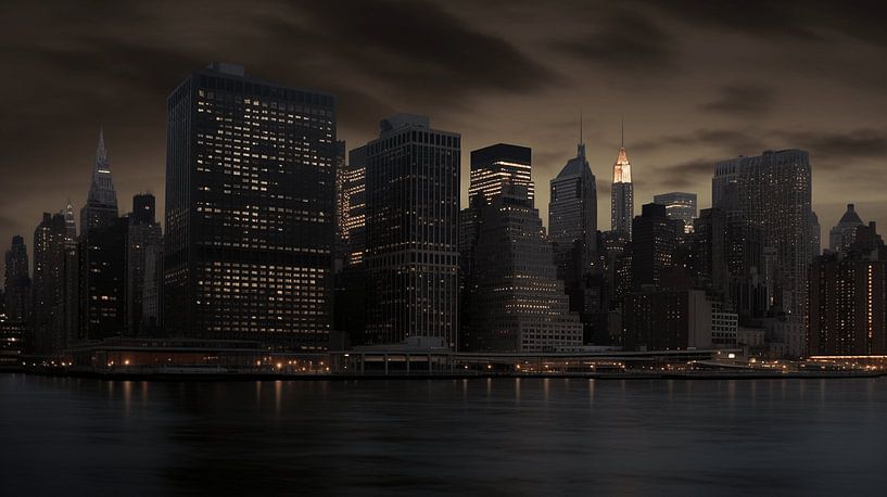 Sepia Stadt Träume von Karina Brouwer