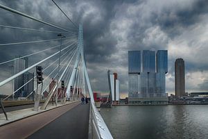 Erasmus bridge Rotterdam von Roelof Foppen