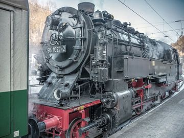 The Rübeland railway in Rübeland (Harz)