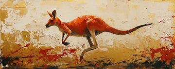Kangoeroe | Boundless Stride | Kangoeroe van Kunst Kriebels