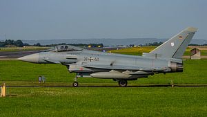 Der Eurofighter Typhoon der Luftwaffe.