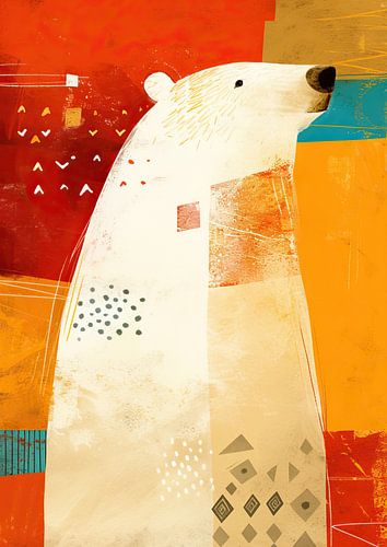 Eisbär-Malerei
