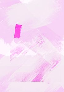 Abstrakter Minimalist in Rosa
