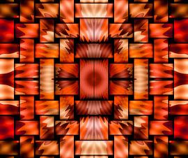 Blokkade in Rood (Kunstwerk in Rood)