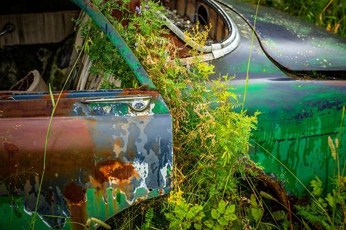 Bastnas Autofriedhof in Schweden