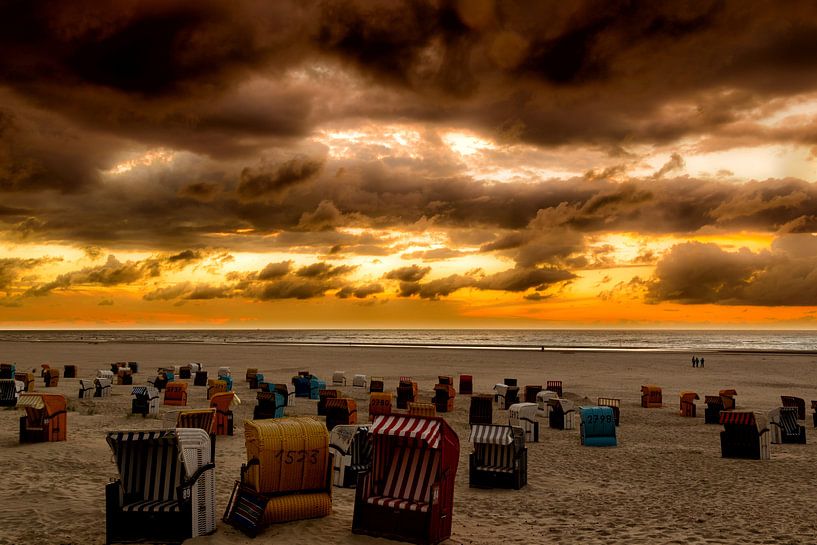Sunset on Juist by Dirk Rüter