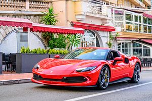 Ferrari 296 GTB Sportwagen in Monaco