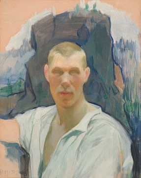 Autoportrait, 1893, Pekka Halonen