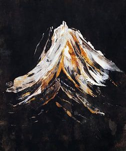 Verschneiter Berg