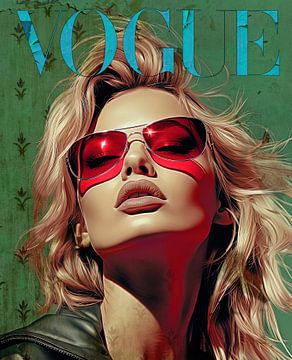 Kate Moss Vogue cover van Rene Ladenius Digital Art