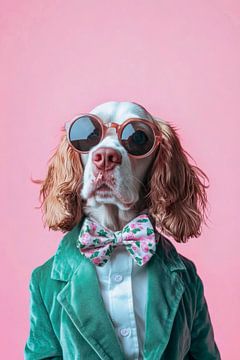 Clumber Spaniel by Poster Art Shop
