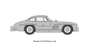 Mercedes 300 SL Flügeltürer (1954)