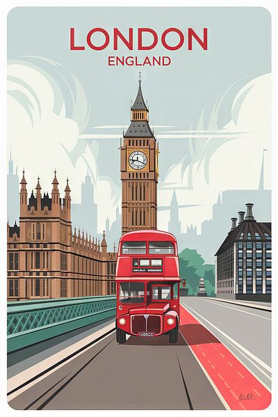 London, England. by Poster Art Shop