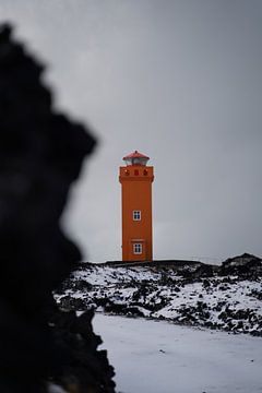 Vuurtoren, IJsland van Joost Jongeneel