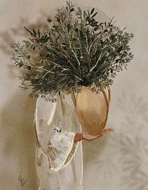 Olive Lady by Ekaterina Zagorska Art