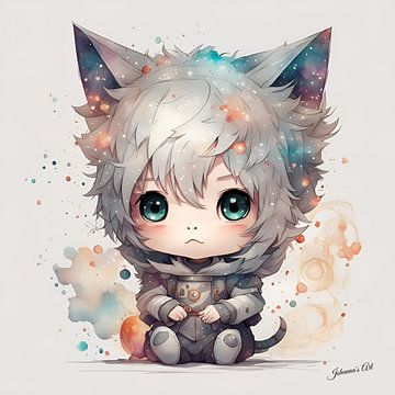 Chibi-kitten 5 van Johanna's Art