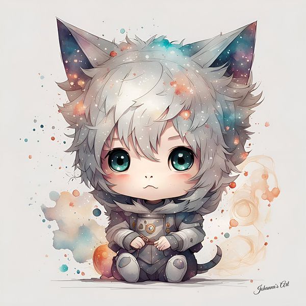 Chibi Kätzchen 5 von Johannas Art Creations