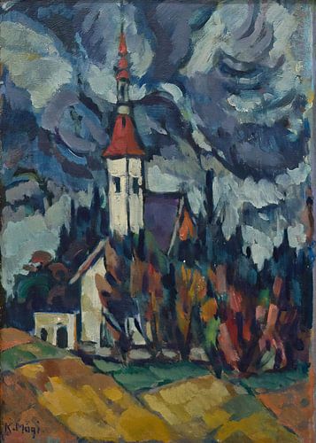 Konrad Mägi - Otepää Church