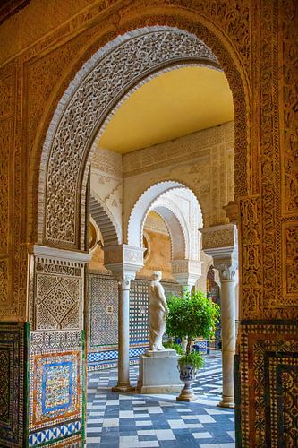Casa de Pilatos,  Andalusische elegantie in Sevilla van Antwan Janssen