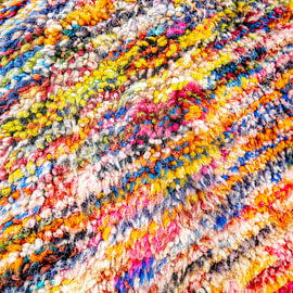 Colourful carpet from Essaouira, Morocco by Ron van der Stappen