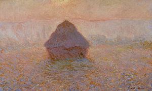 Grainstack, Sonne im Nebel, Claude Monet