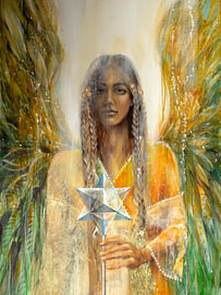 Engel der Manifestation, Engel mit Merkabah von Jopie Bopp