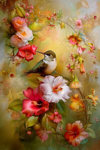 Une étreinte florale