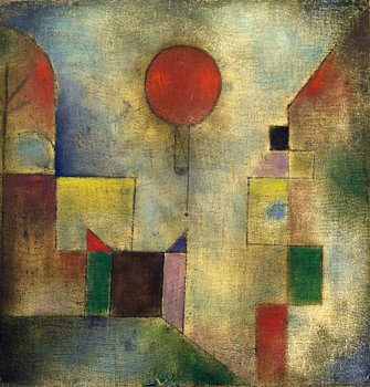 Paul Klee.Rote Sprechblase
