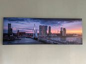 Klantfoto: Spitsuur in Rotterdam - Panorama skyline zonsondergang van Vincent Fennis
