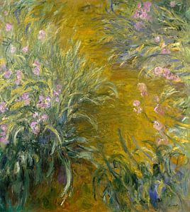 De weg door de Irissen, Claude Monet