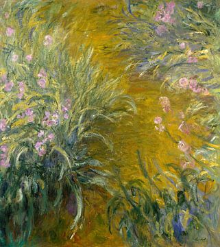 De weg door de Irissen, Claude Monet