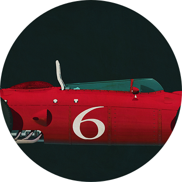 Ferrari 156 Haaienneus 1961 zijaanzicht van Jan Keteleer