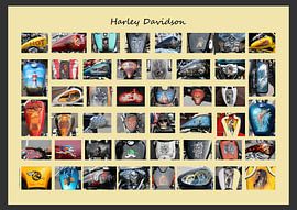 Harley Davidson - Collage sur Matthias Brix