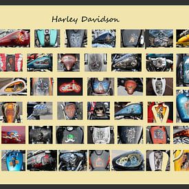 Harley Davidson - Collage von Matthias Brix