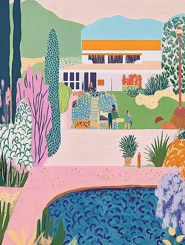 Museum garden by Artclaud
