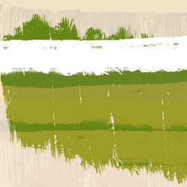 Traumland. Helle Pastellfarben. Neuanfang bunte Landschaft 1_2 von Dina Dankers