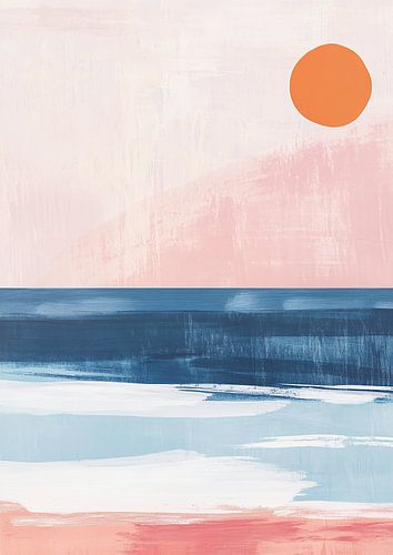 Strand Zee Zon Golven