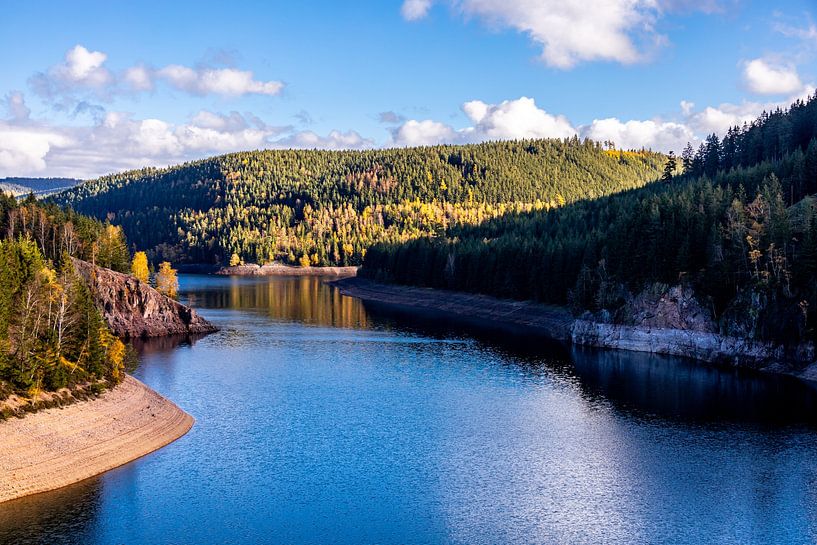 Randonnée automnale autour du barrage d'Ohra près de Luisenthal - Forêt de Thuringe par Oliver Hlavaty