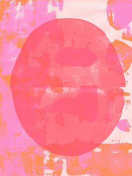 Colorful abstract art in vivid and pastel colors by Dina Dankers