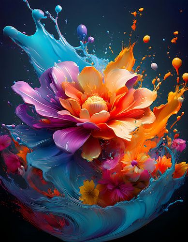 Les couleurs de la floraison dans la danse des éléments