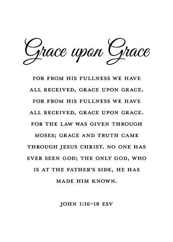 Gnade auf Gnade - Johannes 1:16-18