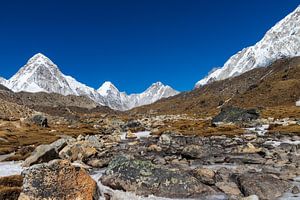 Onderweg naar de Mount Everest, de Chomolungma, de Moedergodin van de 