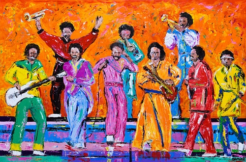 Earth, Wind & Fire | Oil painting by Anja Namink - Paintings