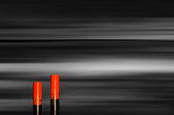 Rot vor Schwarz_Color-Key2 von Manfred Rautenberg Digitalart Miniaturansicht