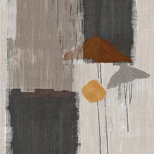 Herbst: Abstrakte Pilze in Texturen von Studio Pieternel