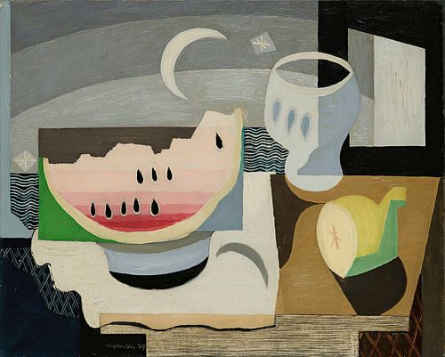 Louis Marcoussis - De schijf watermeloen (1927)