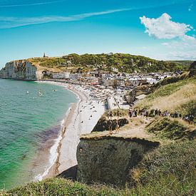 Les falaises d'Etretat, Normandie, France (3) sur Daphne Groeneveld