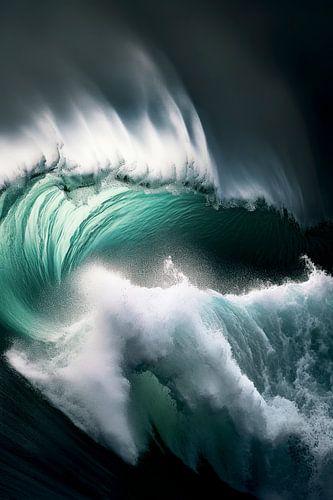 Oceanisch - Groene golf